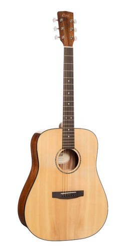 גיטרה אקוסטית בגימור מבריק CORT EARTH 60 NAT Solid Top