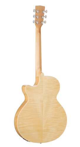 גיטרה אקוסטית מוגברת CORT SFX-FM NAT Flamed Maple CUTWAY