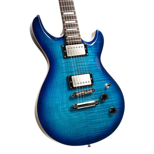 גיטרה חשמלית 2 המבקר CORT M600BBB Blue Burst SET NEC