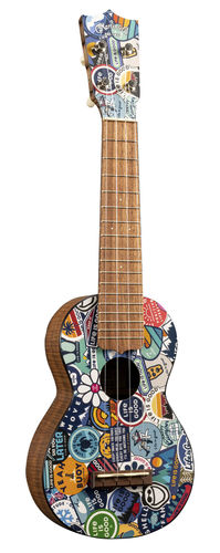 יוקללה סופרן + נרתיק MARTIN Ukulele 0XK Life is Good Soprano w/Bag
