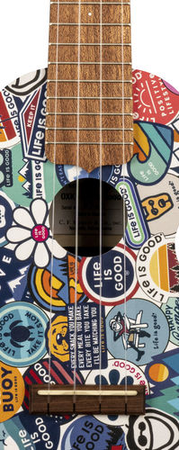 יוקללה סופרן + נרתיק MARTIN Ukulele 0XK Life is Good Soprano w/Bag