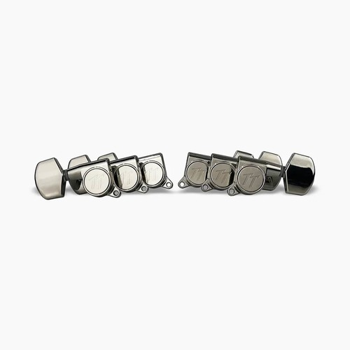 סט מפתחות 3+3 ניקל Allparts TK-7114-001 True Tune Mid-Size Tuners