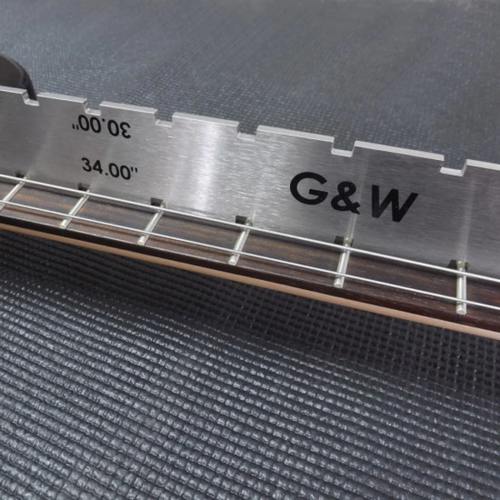 Allparts LT-1715-000 - G&W Bass Guitar Notched Straight Edge