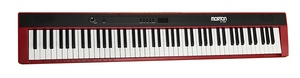 פסנתר חשמלי נייד 88 קלידים בצבע אדום עם פדל MORTON S-192 RED