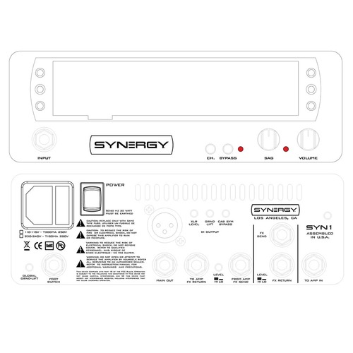 SYNERGY SYN-1 TABLE TOP PREAMP SLOT FOR ONE