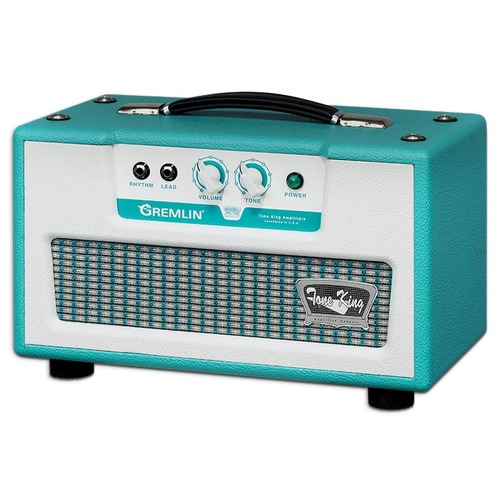 מגבר ראש מנורות Tone King GREMLIN HEAD TURQUISE 5W 5881 + 2 12AX7