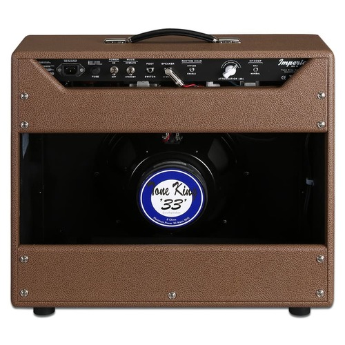 מגבר מנורות לגיטרה Tone King IMPERIAL MKII 20WATT 1X12 COMBO BROWN/BEIGE 6V6