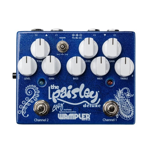 אפקט אוברדרייב Wampler Brad Paisley Dual Overdrive Pedal