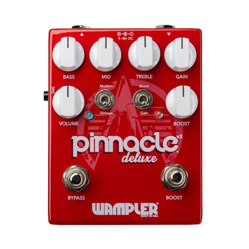 אפקט דיסטורשיין Wampler Pinnacle Deluxe Brown Sound British Distortion Pedal with Boost
