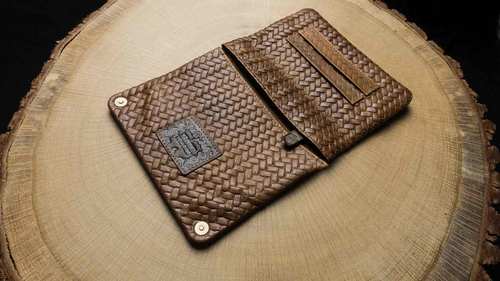 נרתיק עור לגלגול Kavatza רגיל Woven Tabba