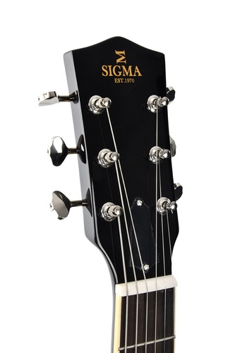 גיטרה נפח מוגברת + נרתיק SIGMA ATA-100E Solid Spruce top, maple b&s, P90 Neck Pickup