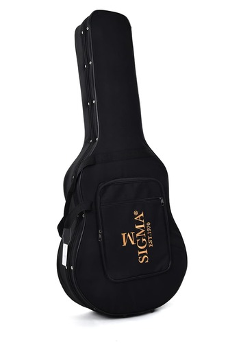 גיטרה נפח מוגברת + נרתיק SIGMA ATA-100E Solid Spruce top, maple b&s, P90 Neck Pickup
