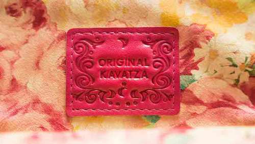 נרתיק דמוי עור לגלגול Kavatza רגיל Summer Flower