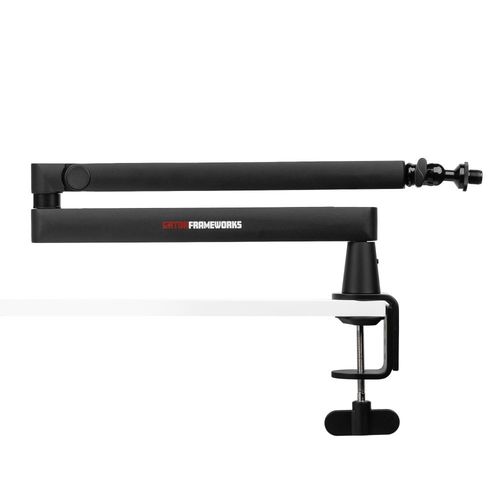סטנד למיקרופון עם תפסן לשולחן GATOR GFWMICBCBM2500 Low Profile Broadcast Boom