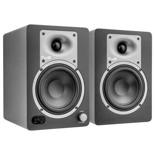 זוג מוניטורים אולפניים Fluid Audio C50BT Active 5” Two-Way Studio Reference Monitor BLUETOOTH