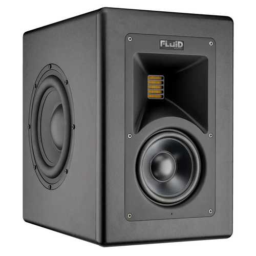 מוניטור אולפני שחור Fluid Audio Image 2 3-Way Reference Studio Monitor BLACK