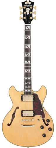 גיטרה חשמלית 1/4 נפח כולל ארגז D'Angelico DELUXE MINI DC SATIN HONEY