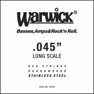 מיתר 0.45 לגיטרה בס WARWICK RED