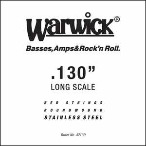 מיתר 1.30 לגיטרה בס WARWICK RED