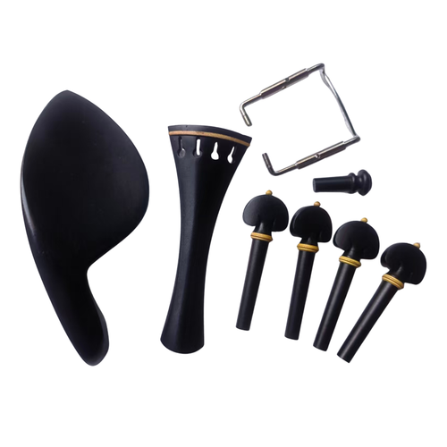סט מפתחות + סנטרן + מחזיק מיתרים EBONY לכינור 4/4 Moratti mor079