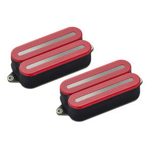 סט 2 פיקאפים לחשמלית FISHMAN PRF-MO6-SDB OPEN CORE MODERN HUM RED