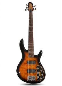 גיטרה בס 5 מיתרים אקטיבית בצבע CORT ACTION BASS ACTION DLX V PLUS FM AVB SUNBURST