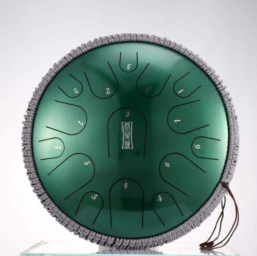 סטיל דראם HLURU TBP15-14 Jewel Green Steel Tongue Drum 14