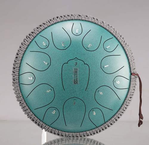 סטיל דראם HLURU THL15-13 Malachite Steel Tongue Drum 13