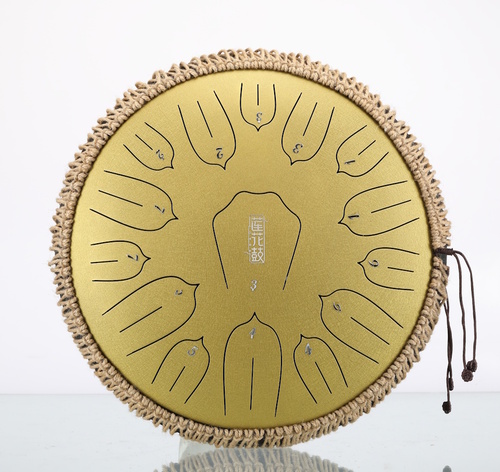 סטיל דראם HLURU THS15-14 Golden Steel Tongue Drum 14