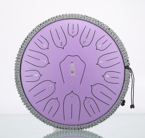 סטיל דראם HLURU THS15-14 Lavender Steel Tongue Drum 14