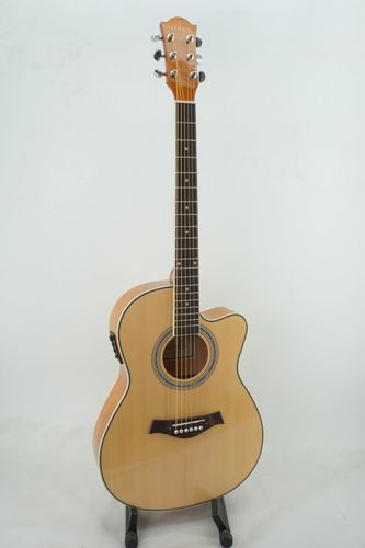 גיטרה אקוסטית מוגברת דקה + נרתיק GRANADA GA39SLE Laminated Spruce Top