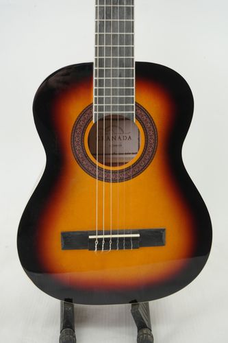 גיטרה קלאסית 1/2 + נרתיק גימור מבריק GRANADA GC34B-SB SUNBURST