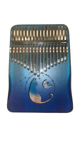 קלימבה 17 צלילים בצבע כחול + איבזור ZANI 17-B Gradient blue