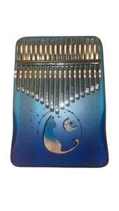 קלימבה 17 צלילים בצבע כחול + איבזור ZANI 17-B Gradient blue