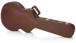 ארגז לגיטרה חשמלית 1/4 נפח GATOR GW-335-BROWN Deluxe Wood Case for 335-Style