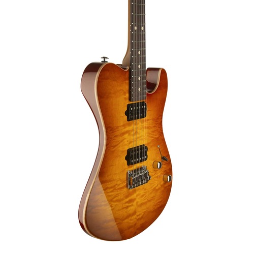 גיטרה חשמלית SUHR Oso Short Scale Alder Figured Maple Tea Burst