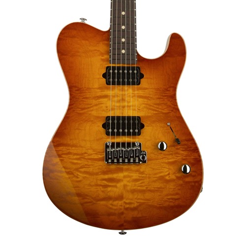 גיטרה חשמלית SUHR Oso Short Scale Alder Figured Maple Tea Burst