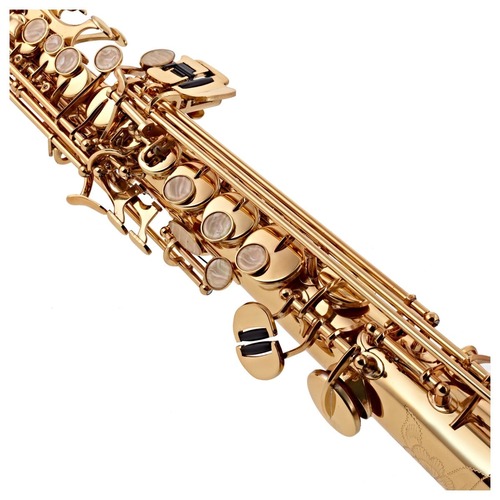 סקסופון סופרן ELKHART 100SS one-oiece body Soprano Sax