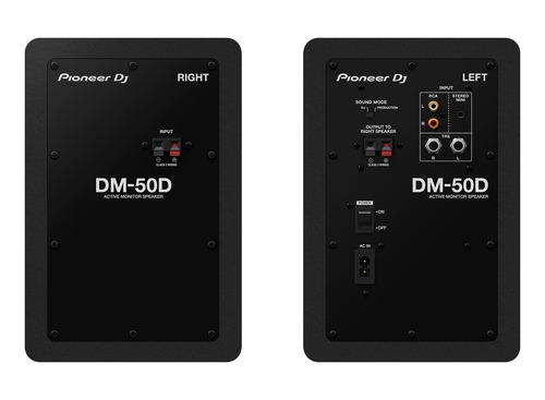 זוג מוניטורים בצבע שחור PIONEER DM-50D Active 2-way 5