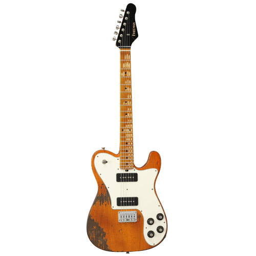 גיטרה חשמלית + ארגז FRIEDMAN VINTAGE T-AMMHN-909-1NN43-P AMBER 0725-3134