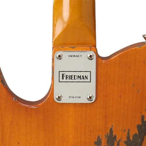 גיטרה חשמלית + ארגז FRIEDMAN VINTAGE T-AMMHN-909-1NN43-P AMBER 0725-3134