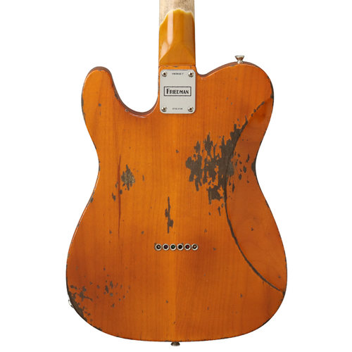 גיטרה חשמלית + ארגז FRIEDMAN VINTAGE T-AMMHN-909-1NN43-P AMBER 0725-3134