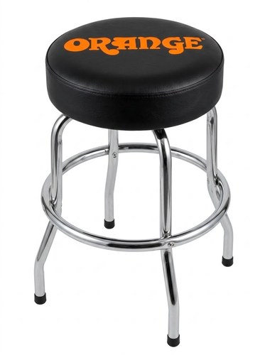 שרפרף עגול למוסיקאי ORANGE LOGO STOOL
