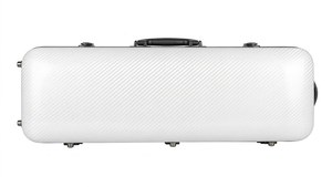 ארגז קשיח לכינור בצבע לבן 4/4 מקרבון LE MANS VC-CF450WH Violin Case Oblong Carbon Composite 4/4