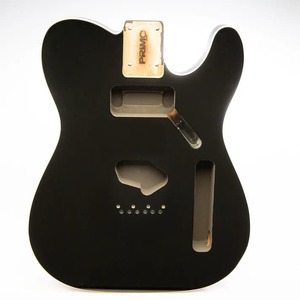 גוף לגיטרה ALLPARTS PTBF-BN-BW PRiMO Replacement Tele Body Black Onyx w/ White Binding