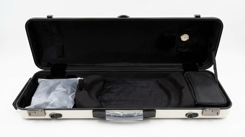 ארגז קשיח לכינור מקרבון בצבע שנהב LE MANS VC-CF420-PIV Violin Case Carbon Composite 4/4 IVORY