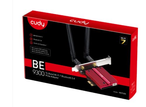  Cudy BE9300 Wi-Fi 7 PCI Express Adapter WE9300 