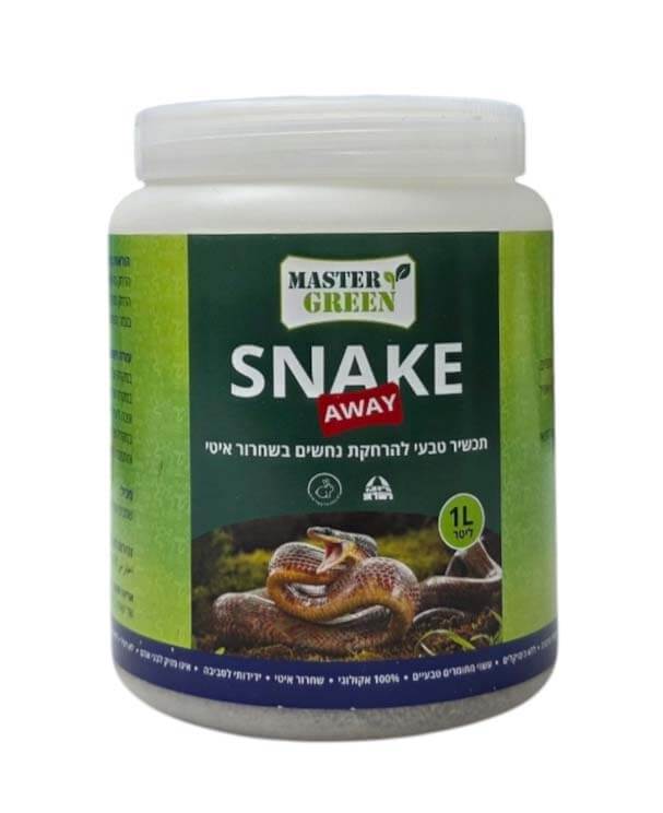 מרחיק נחשים - Snake Away - תכשיר גרגרי להרחקת נחשים - 1 ליטר