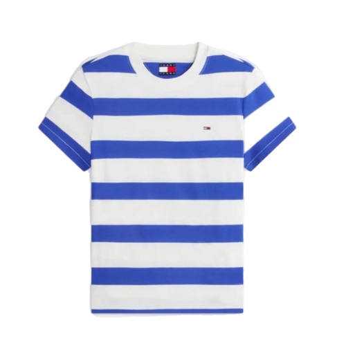 חולצה TOMMY JEANS מידות XS-XL לנשים בדוגמת פסים כחולים