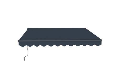 סוכך זרועות מתקפל דגם אסיה G Garden Top - צבע אפור כהה